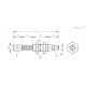 Крепление VPH-80-05-M5-F-RR (VV.46004) ELESA+GANTER