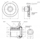 Предохранительный маховик GN 321.6-160-K16-A ELESA+GANTER