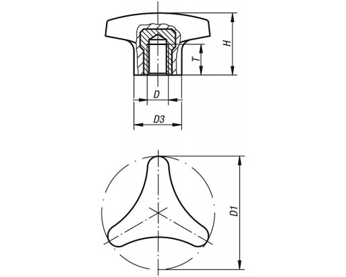 Ручка K0183.15008 Kipp