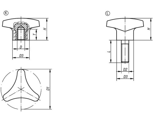 Ручка K0183.15008 Kipp