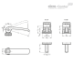 Прижимная ручка с эксцентриковым кулачком GN 927.2-82-M6-40-A-Z ELESA+GANTER