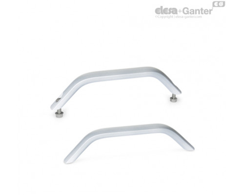 П-образная ручка GN 428-AL-28-400-A-SR ELESA+GANTER
