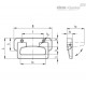 Складная ручка MPE.135-CLEAN (151051) ELESA+GANTER