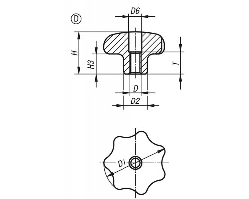 Ручка K0150.263123 Kipp