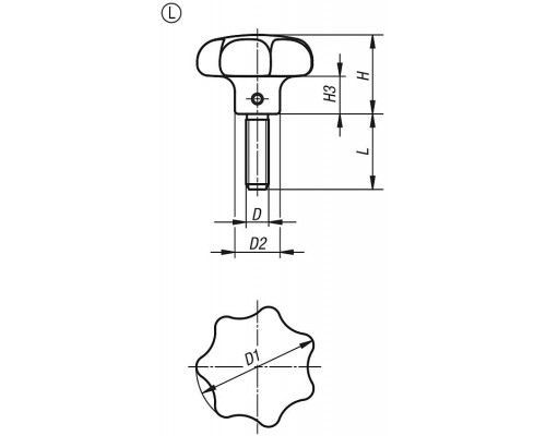 Ручка K0150.263123 Kipp