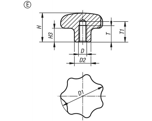 Ручка K0150.263123 Kipp