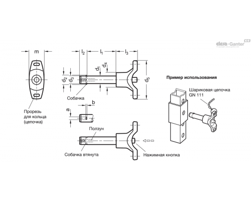 Установочный штифт GN 114.7-6-25 ELESA+GANTER