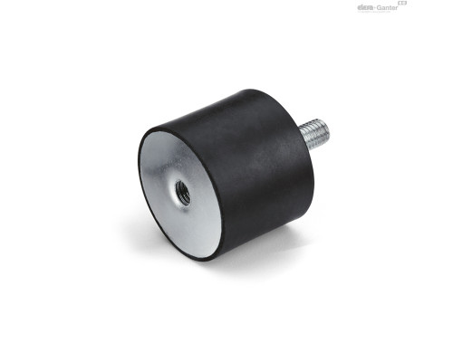 Виброгаситель DVA.2-40-40-SST-M10-23-55 (410156) ELESA+GANTER