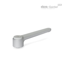 Плоская ручка рычажного типа GN 126.1-120-B10-SR ELESA+GANTER