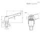 Регулируемая ручка рычажного типа GN 300.2-22-M5-12-RH ELESA+GANTER