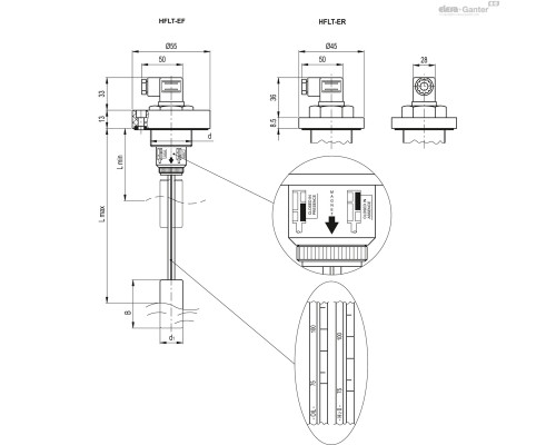 Индикатор HFLT-ER-1 (111273) ELESA+GANTER