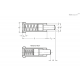 Фиксатор пружинный GN 614.6-6-KN ELESA+GANTER