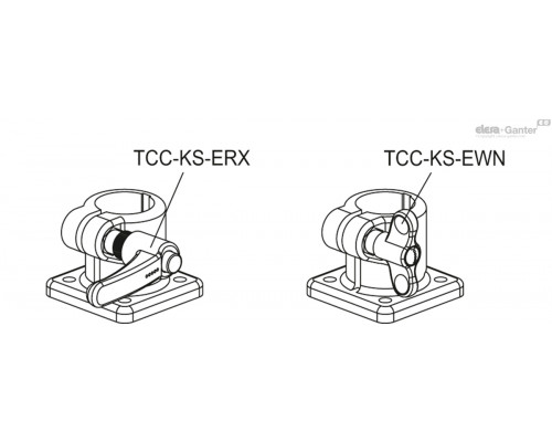 Зажим TCC-AB-30-C33 (600211-C33) ELESA+GANTER