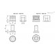 Торцевая заглушка NDA.T-28-M16x30 (430486) ELESA+GANTER