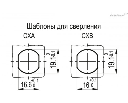 Замок CXA.36-28 (421615) ELESA+GANTER