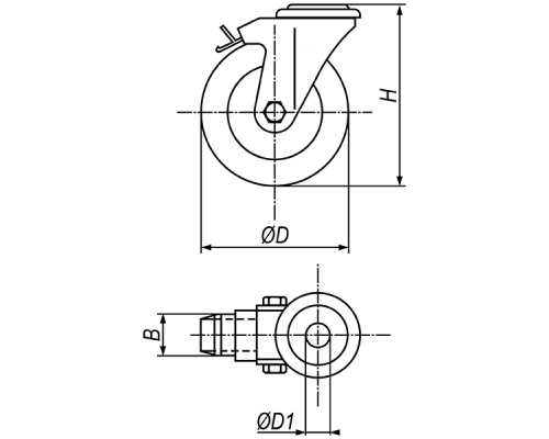 Колеса EP04MKT50X20 EMES