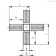 Соединитель STC.25-3A-6W-R-C33 (430094) ELESA+GANTER