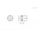 Монтажные приспособления GN 753.2-5-6-3-AO-NI ELESA+GANTER