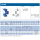 Качающаяся вибропора AB 50-2 TWIN (арт. 07051047) ROSTA
