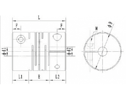 Разрезная (спиральная) муфта FC25-P2 TECHNIX