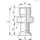 Вакуумная присоска VVH-12-G1/8-T-A (VV.52041) ELESA+GANTER