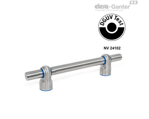 Трубчатая ручка GN 3330-NI-40-600-MT-T ELESA+GANTER