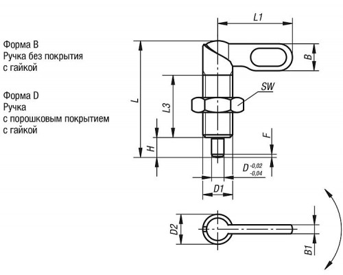 Штифты K0348.040616 Kipp