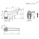 Регулируемая ручка MR.63 B-M8-C31 (41429) ELESA+GANTER