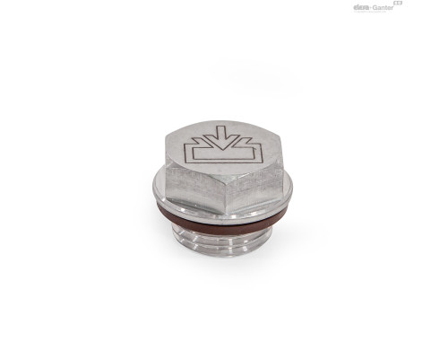 Заглушка GN 742.5-19-M14x1,5-E-1 ELESA+GANTER