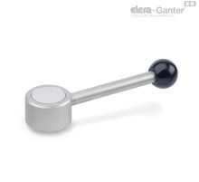 Плоская ручка рычажного типа GN 125.5-32-M6-D ELESA+GANTER