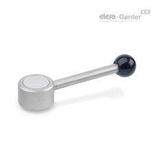 Плоская ручка рычажного типа GN 125.5-32-M8-D ELESA+GANTER