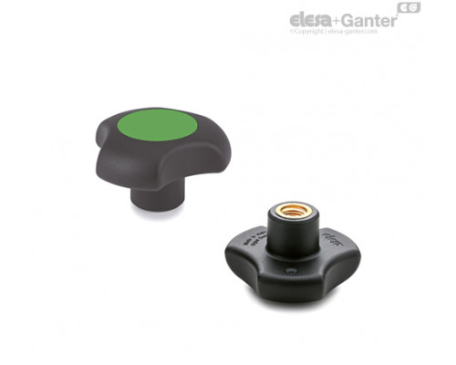 Лепестковая поворотная ручка VTT.32-C-B-M6-C17 (167716-C17) ELESA+GANTER