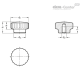 Гайка с накаткой GN 536-20-M5-MT ELESA+GANTER