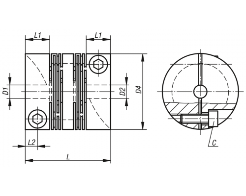 Муфты K2038.0220200608 Kipp