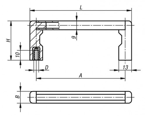 Ручка K0217.08803 Kipp