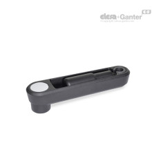 Кривошипная рукоятка с откидной ручкой GN 472.3-80-V10-SW ELESA+GANTER