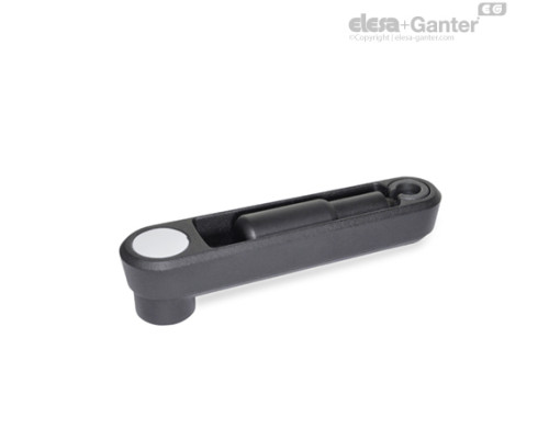 Кривошипная рукоятка с откидной ручкой GN 472.3-100-V12-SW ELESA+GANTER Кривошипная рукоятка с откидной ручкой GN 472.3-100-V12-SW ELESA+GANTER