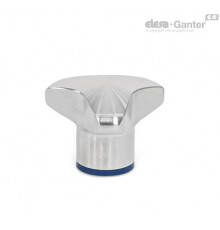 Трёхлепестковая ручка GN 5445-40-M6-MT-H ELESA+GANTER