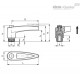 Регулируемая ручка MRT.80-B-M10-C1 (140132-C1) ELESA+GANTER
