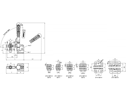 Прижимы S211-1 Kukamet