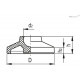 Основание для опор LS.A-50-PP-14 (370135) ELESA+GANTER