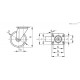 Колёсико RE.F8-100-SBL-SST-N-C55 (450706-C55) ELESA+GANTER