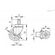 Ролик RE.C6-040-CBL-C (451956) ELESA+GANTER