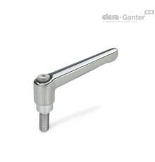 Регулируемая ручка рычажного типа GN 300.1-30-M3-12-CR ELESA+GANTER