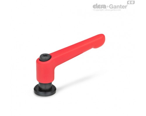 Регулируемая ручка рычажного типа GN 307-78-M10-RS ELESA+GANTER