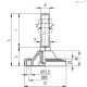 Регулируемая опора LV.F-125-APS-M20x95 (313961) ELESA+GANTER