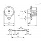 Крышка сапуна SFP.40-1+F-FIL-LP (52742) ELESA+GANTER