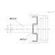 Профиль PRA-GLB-40-1500 (419184) ELESA+GANTER