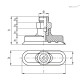 Вакуумная присоска VVF-10-30-G1/8-A (VV.50004) ELESA+GANTER