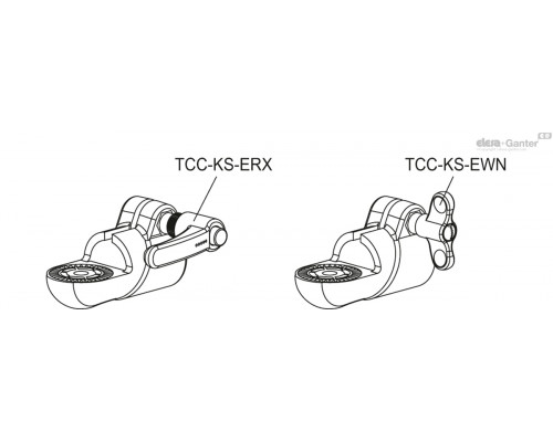 Зажим TCC-AP-18-S-C33 (600305-C33) ELESA+GANTER